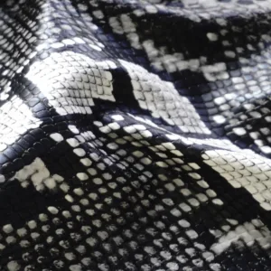 Snake Embossed PU Leather