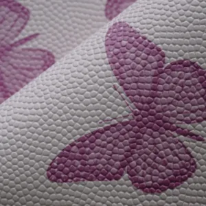Butterfly Printed Basketball pu Leather